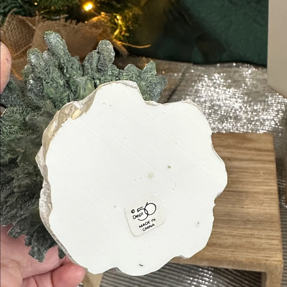 Department 56 Dept‎ Village Snowy Scotch Pines Set Of 3 Trees 52615